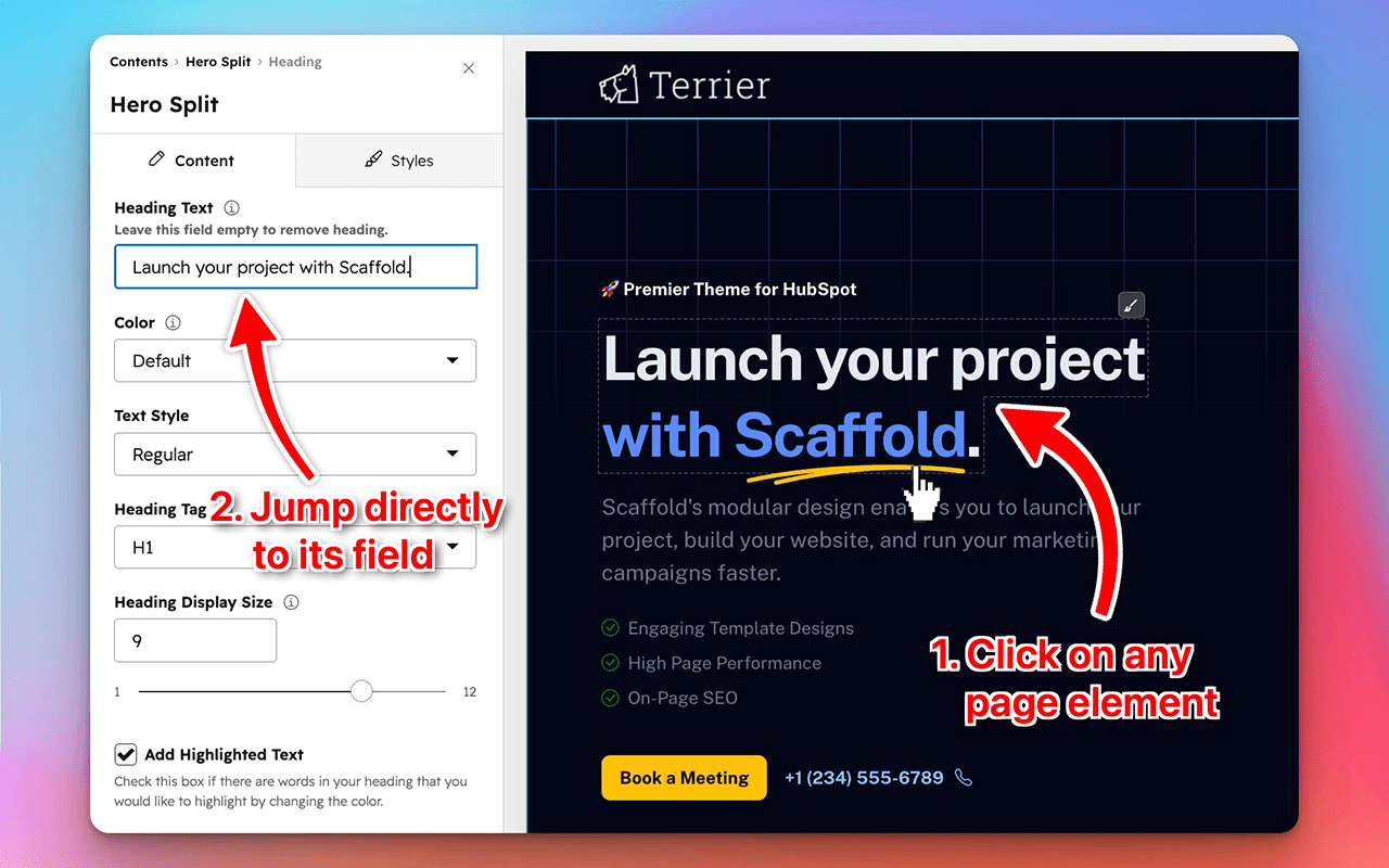 Edit the Page, Not the Sidebar